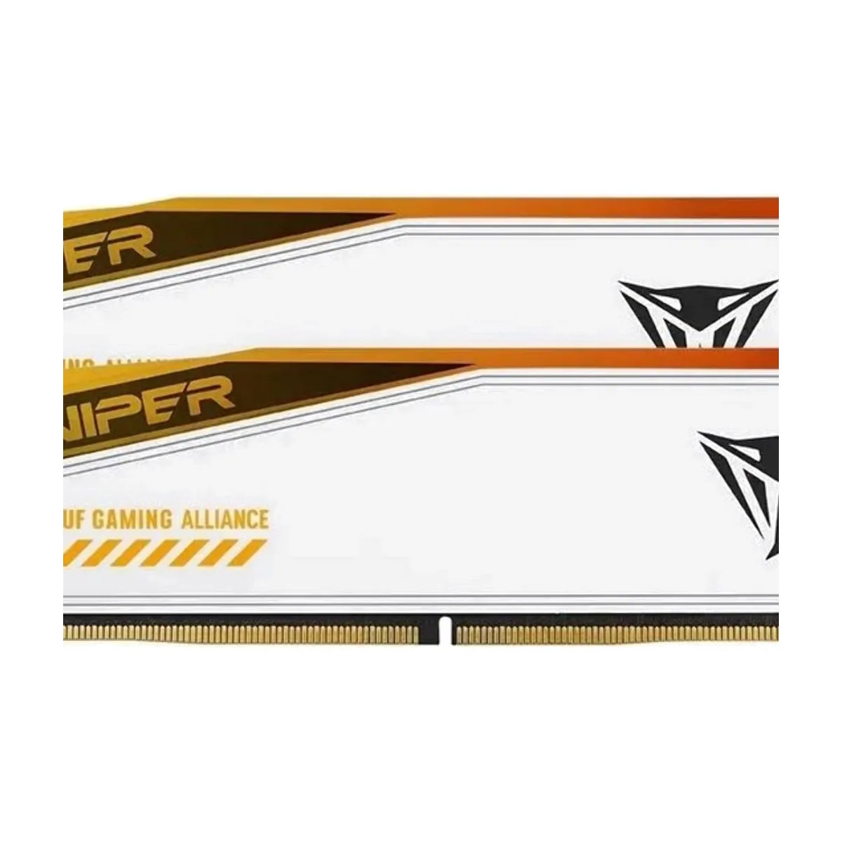Оперативная память Patriot Viper Elite 5 TUF Gaming, DDR5, 48GB (2x24 GB), 6000 MHz, CL36, DIMM, радиатор, RGB, белый