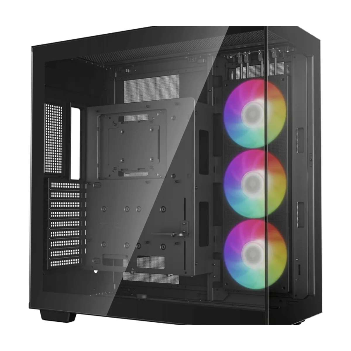 Компьютерный корпус Deepcool CH780 черный (ATX, без БП, ARGb, 4xUSB3.2 Type-A + USB3.2 Type-C) (R-CH780-BKADE41-G-1) MidiTower