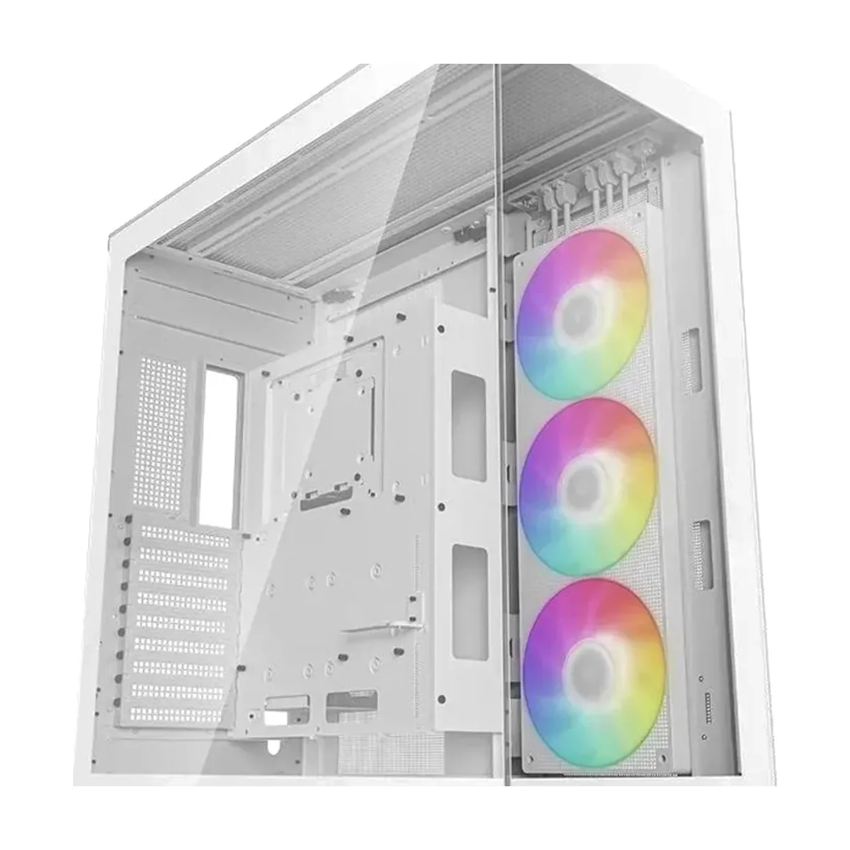 Компьютерный корпус Deepcool CH780 WH белый без БП ATX 2x120мм 1x140мм 2xUSB 3.0 audio bott PSU