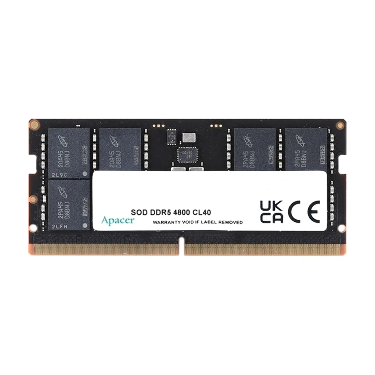 Оперативная память Apacer, DDR5, 8GB (1x8GB), 4800MHz, CL40, SO-DIMM