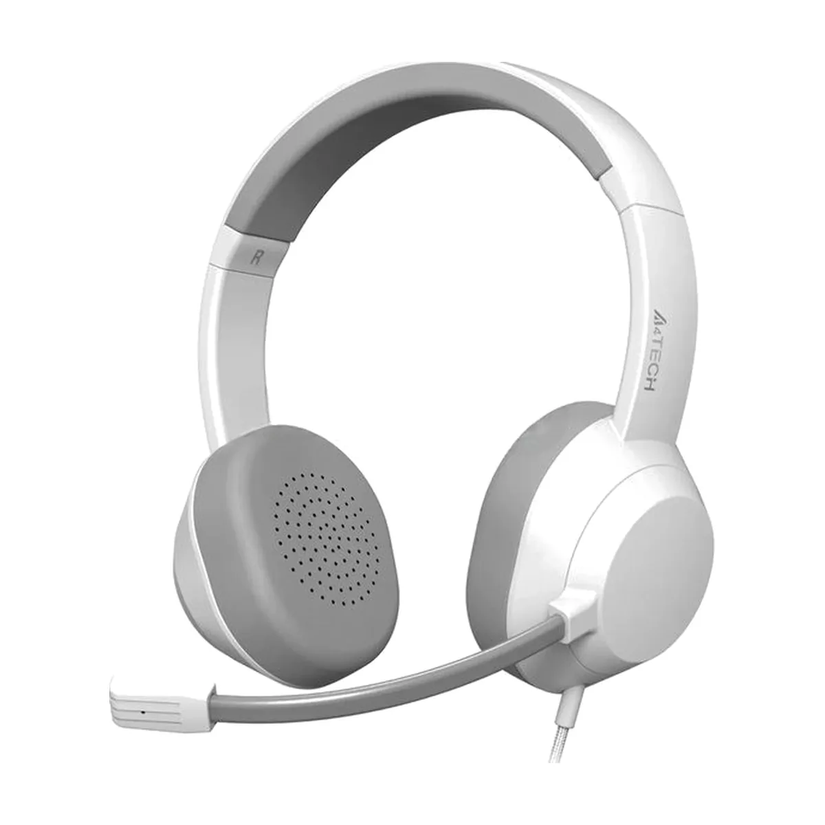 Гарнитура A4Tech Fstyler FH150U белый/серый, проводная