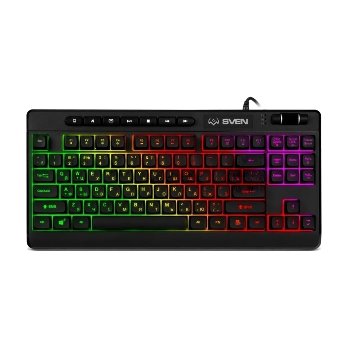 Клавиатура SVEN KB-G8200 проводная, USB Type-A, чёрный