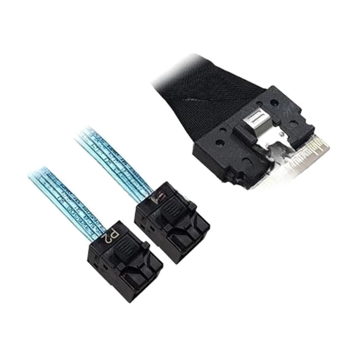 Кабель ACD-60003-ZC Slimline SASx8 (SFF8654) -to- 2 SAS HD x4 (SFF8643 SAS Connections), 1M, (аналог Broadcom 05-60003-00) 120