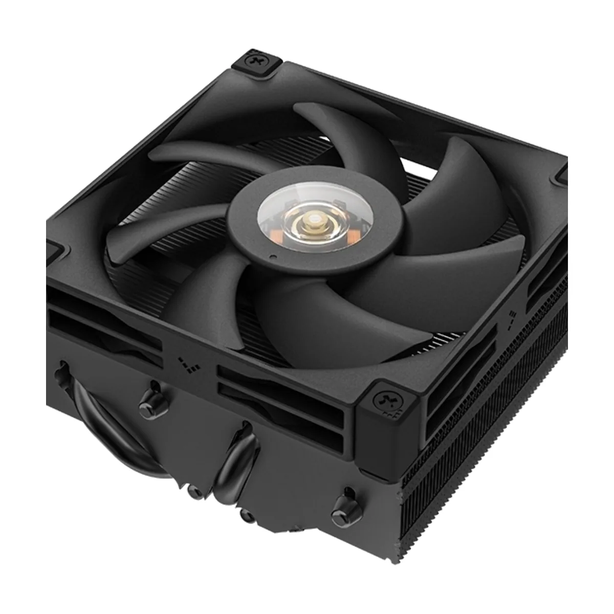 Кулер для процессора DEEPCOOL AN400 черный, 92 мм, алюминий/медь, 2950 об/мин, 23.2 дБ, 4 pin, 150 Вт, 52.5 мм