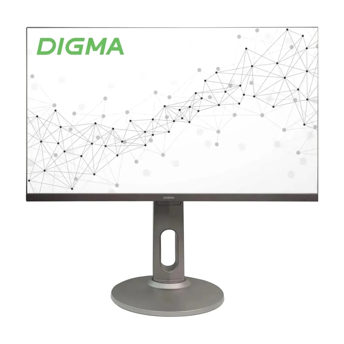 Монитор 27" Digma Progress 27P705Q IPS 2560x1440, 75 Гц, 5 мс, 16:9, 300 кд/м², 2xHDMI, DisplayPort, FreeSync, Flicker Free, Low Blue Light, черный/серебристый