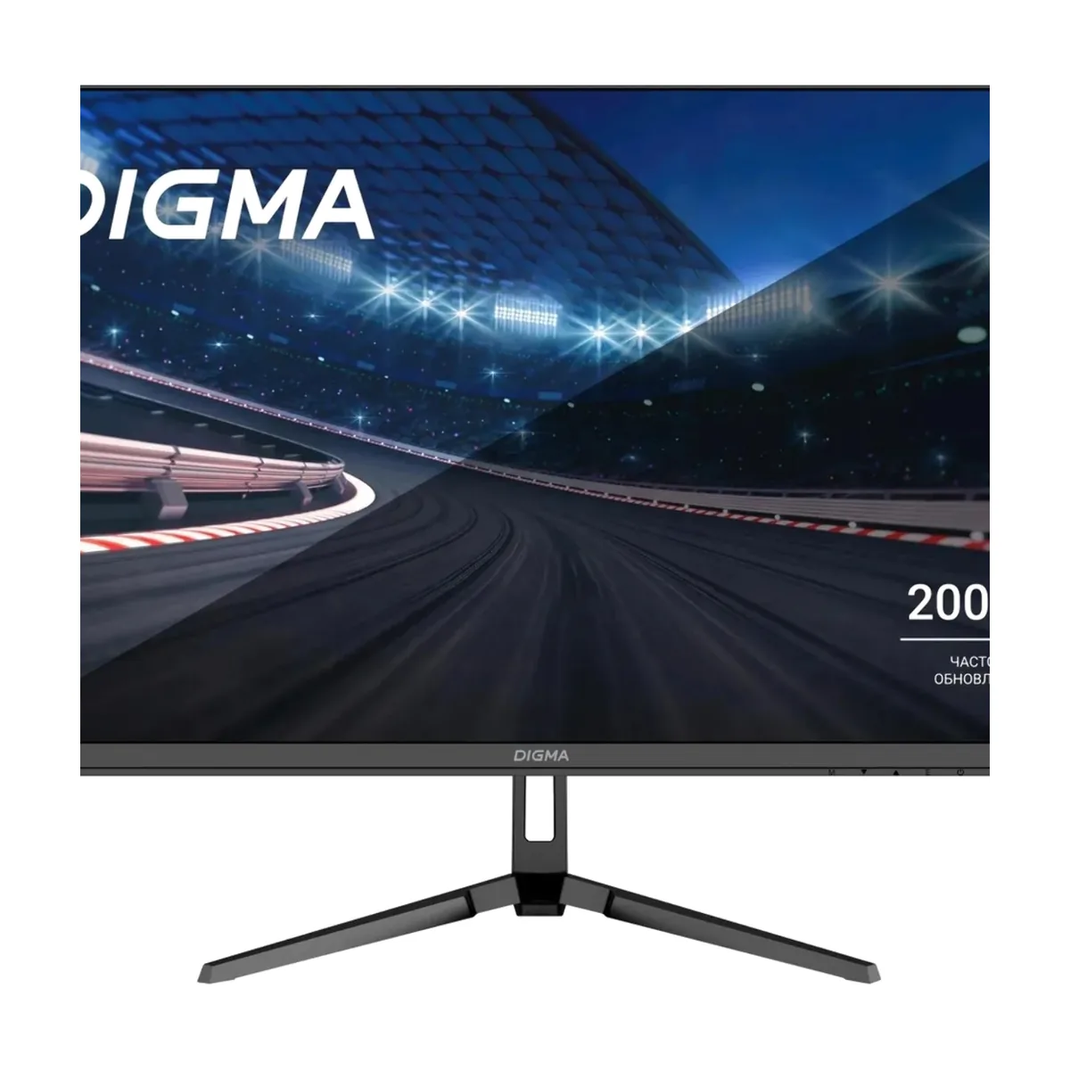 Монитор 23.8" Digma Overdrive 24P410F IPS 1920x1080, 200 Гц, 1 мс, 16:9, 300 кд/м², HDMI, DisplayPort, FreeSync, G-Sync Compatible, HDR, Flicker Free, Low Blue Light, черный