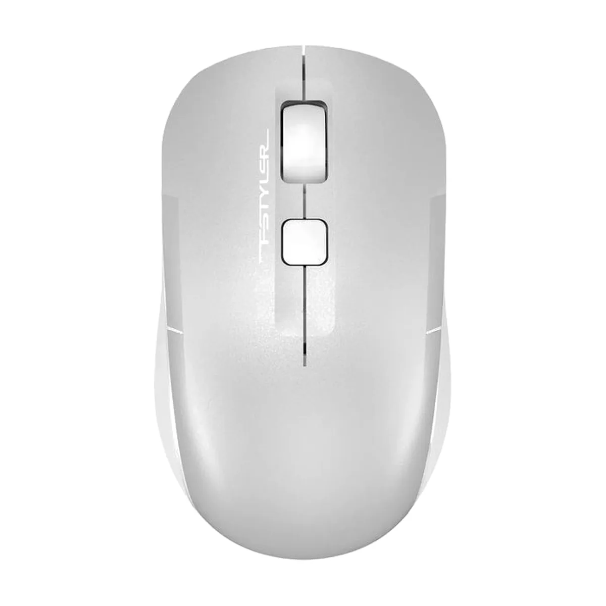 Мышь беспроводная A4Tech Fstyler FB26CS Air2 серебристый, 2000 dpi, Bluetooth / USB, Bluetooth / радиоканал, кнопки - 4