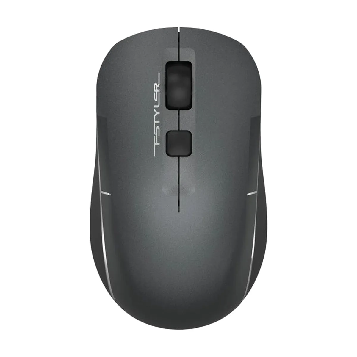 Мышь беспроводная A4Tech Fstyler FB26CS Air2 серый/черный, 2000 dpi, Bluetooth / USB, Bluetooth / радиоканал, кнопки - 4