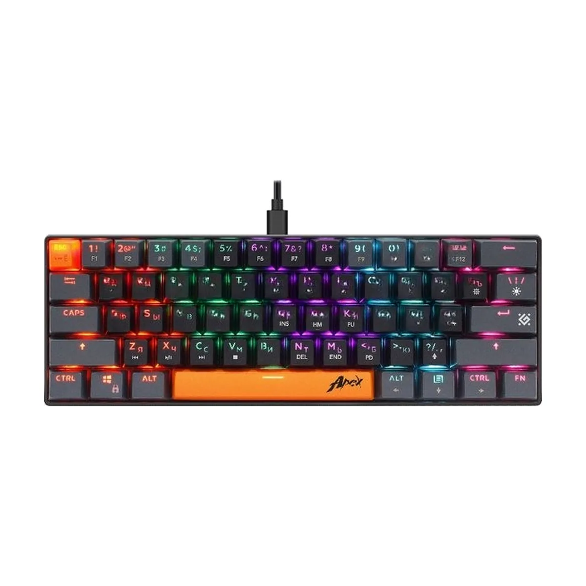 Клавиатура проводная Defender USB APEX GK-002 RU