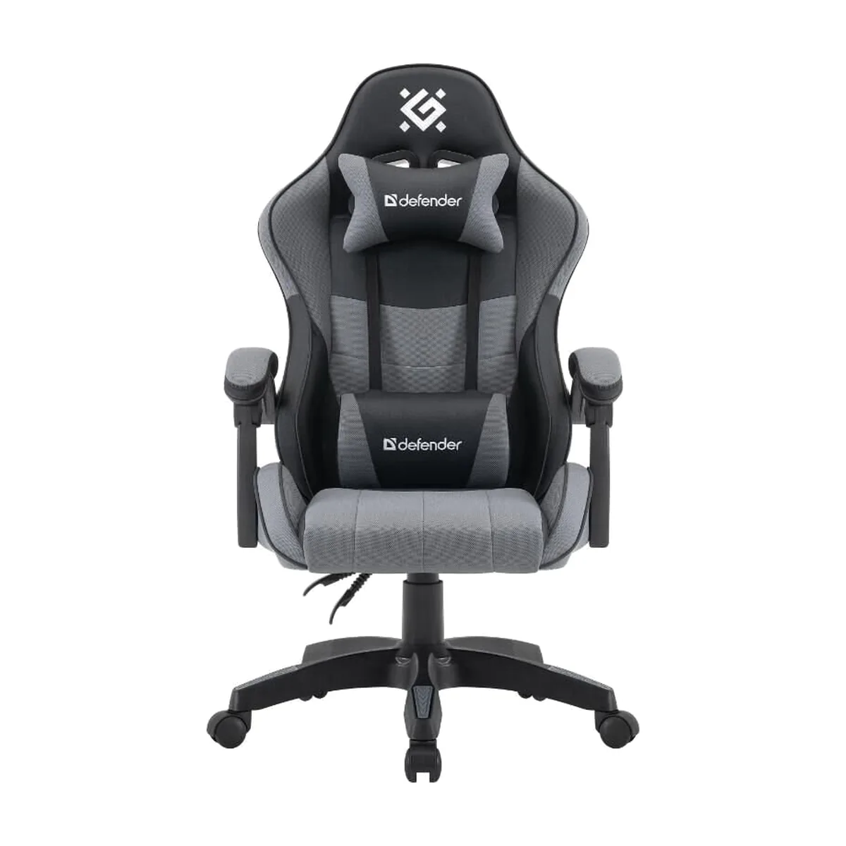 Кресло игровое Defender STRIDER черный/серый, PU