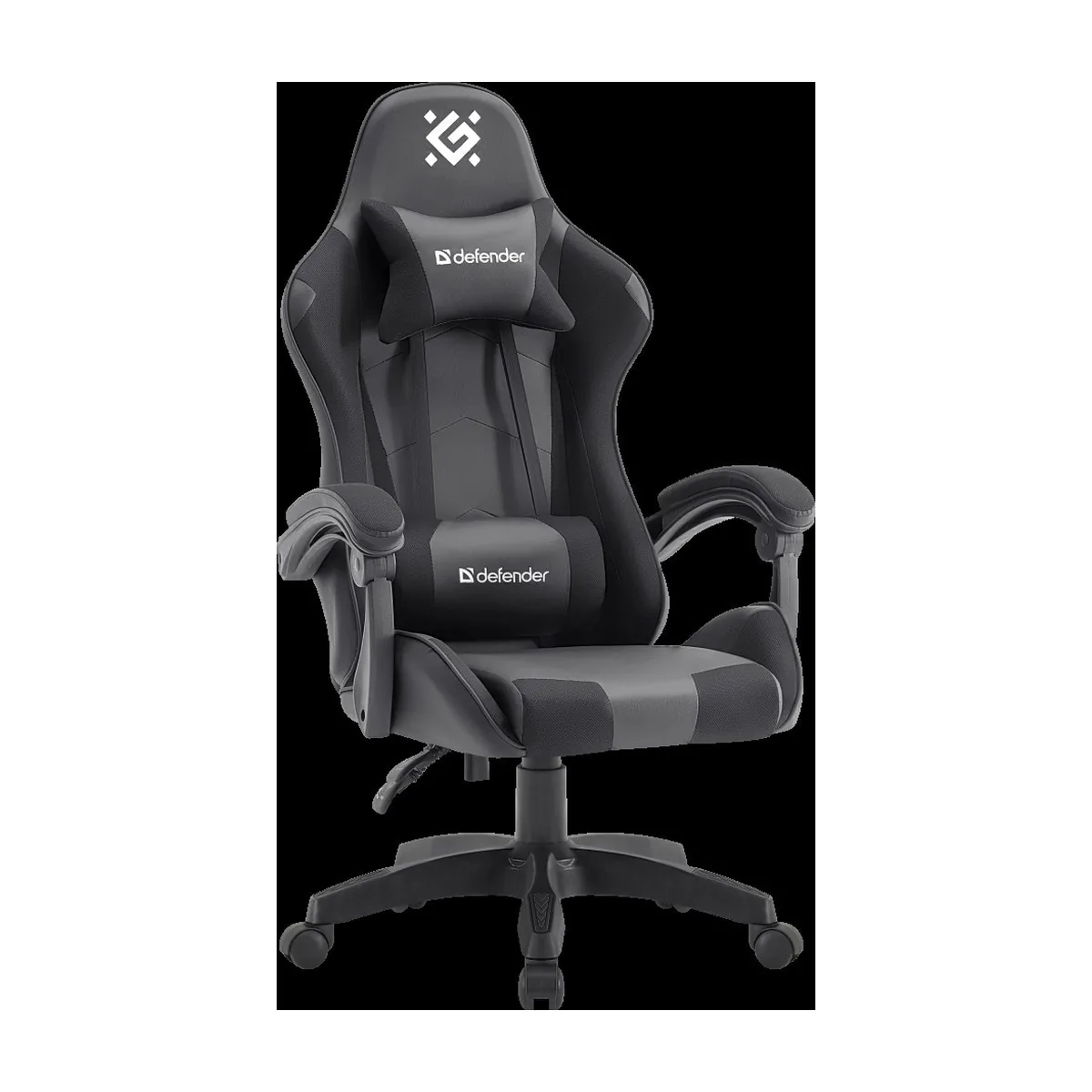 Кресло игровое Defender OKAS BLACK/GREY PU