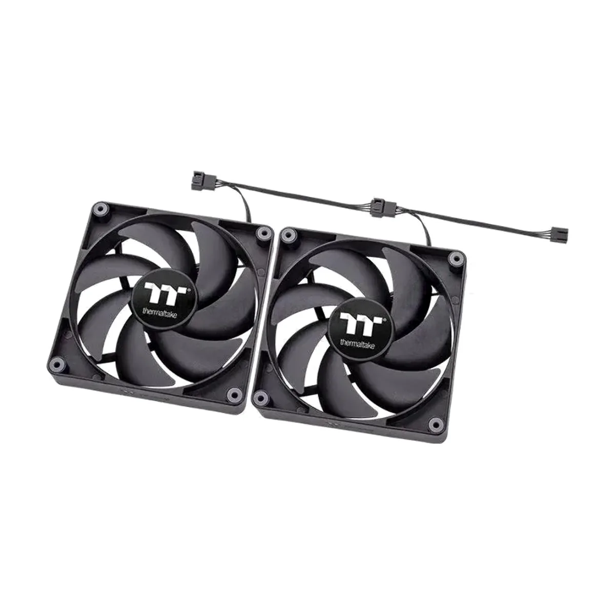Комплект вентиляторов для корпуса Thermaltake CT120 (2 шт.) черный, 120 мм, 2000 об/мин, 25.8 дБ, 4 pin