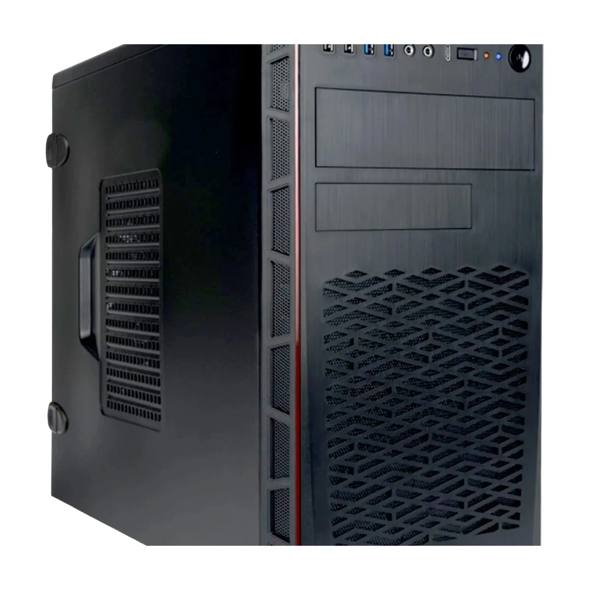 Компьютерный корпус Mini Tower InWin EMR065 черный 500W PM-500ATX U3.0*2+U2.0*2+A(HD)+intrusion switch mATX