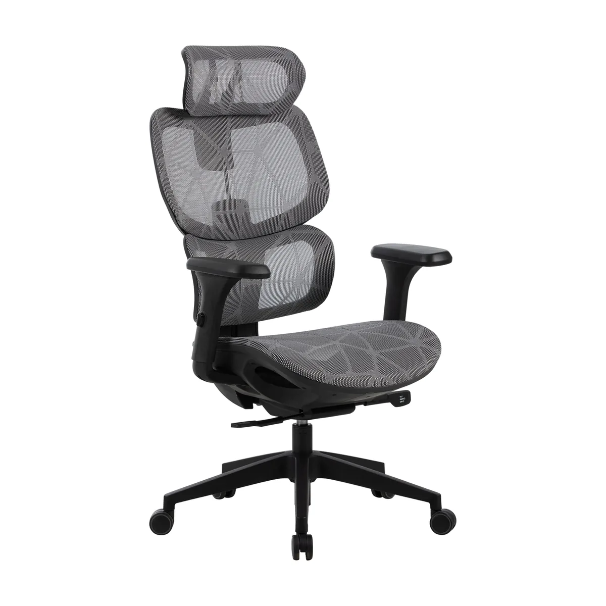 Кресло Cactus CS-MC555-GY черный, сетка