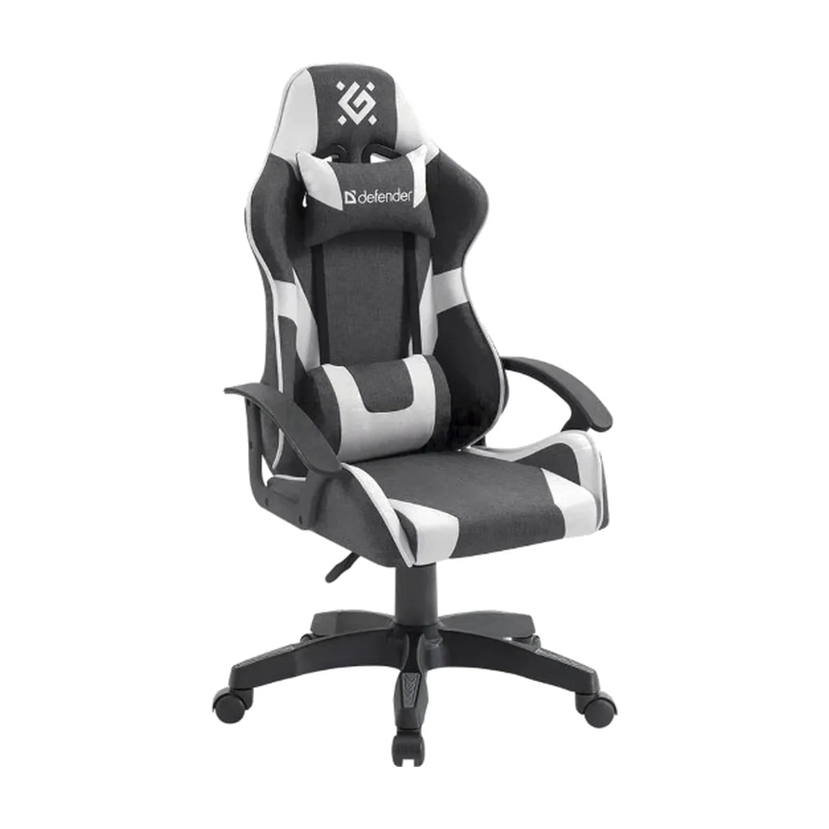 Кресло игровое Defender IBIS белый/серый