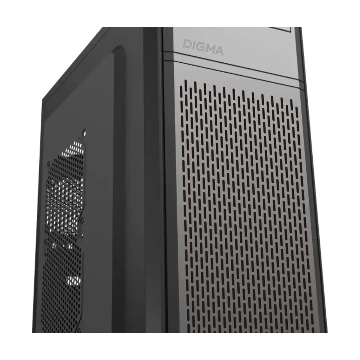 Компьютерный корпус Digma DCC-MD301 черный без БП ATX 1x80мм 4x120мм 1xUSB 2.0 1xUSB 3.0 audio