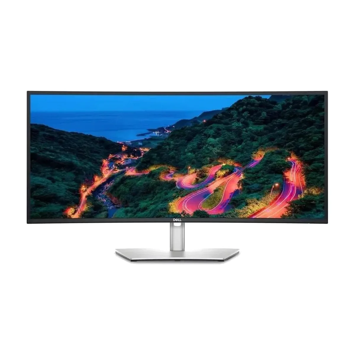 Монитор 34" Dell UltraSharp U3425WE IPS 3440x1440, 120 Гц, 4 мс, 21:9, 300 кд/м², HDMI 2.1, DP 1.4, Thunderbolt 4, 3xUSB-C, USB Hub (5x USB 3.0), Ethernet, 3.5 мм, динамики (2x5 Вт), изогнутый, черный и серебристый