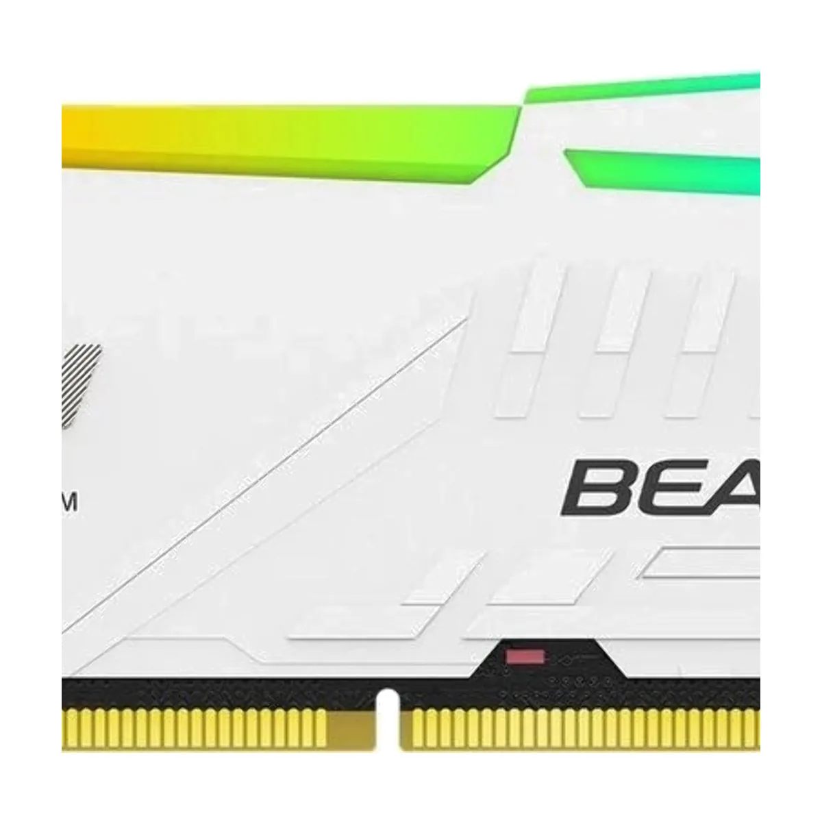 Оперативная память Kingston Fury Beast, DDR5, 16Gb (1x16GB), 5200MHz, CL40, DIMM, с радиатором, RGB, белый