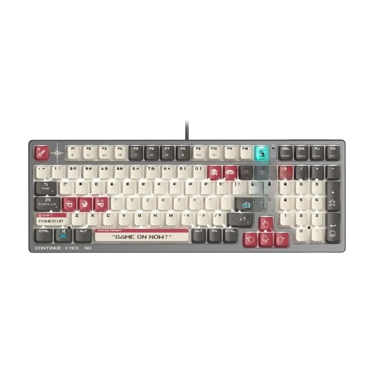 Клавиатура A4Tech Bloody S98 Pixels Red проводная USB серый/бежевый