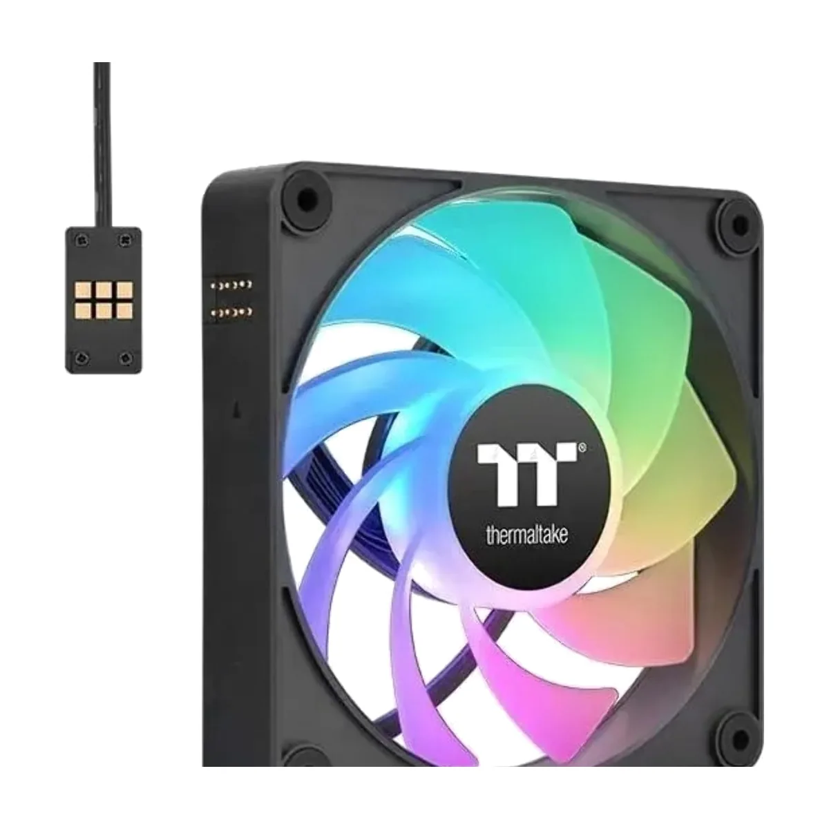 Вентилятор для корпуса Thermaltake CT120 EX Sync ARGB 120х120x25 черный 4-pin 28.5дБ (упак.:3шт) (CL-F181-PL12SW-A) Ret