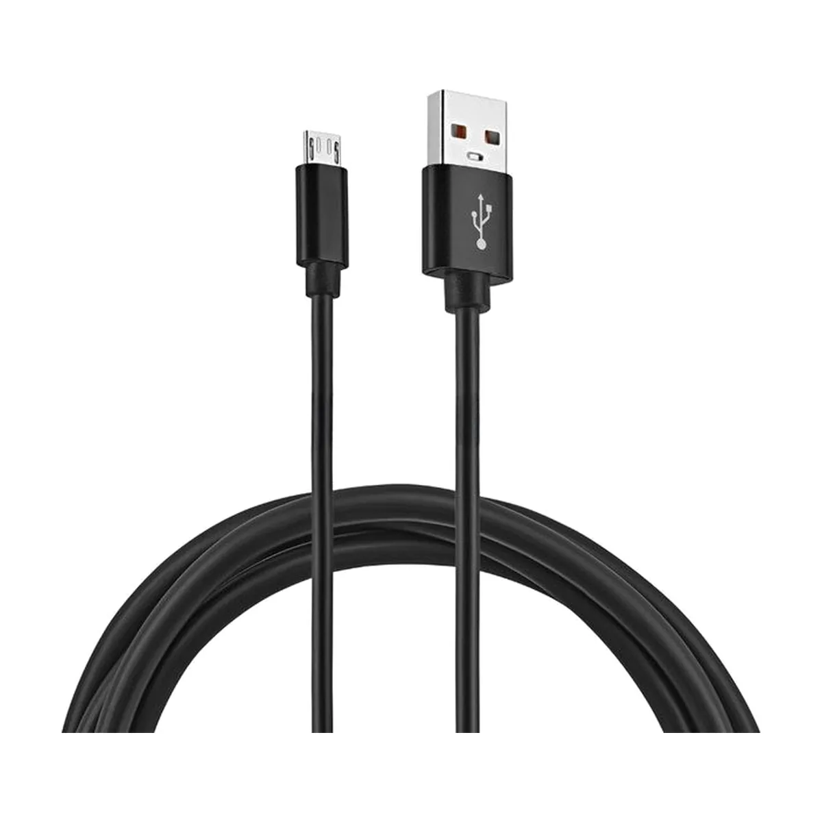 Кабель KingPrice KP-microUSB-2.4A-1.5m USB (m)-micro USB (m) 1.5м черный