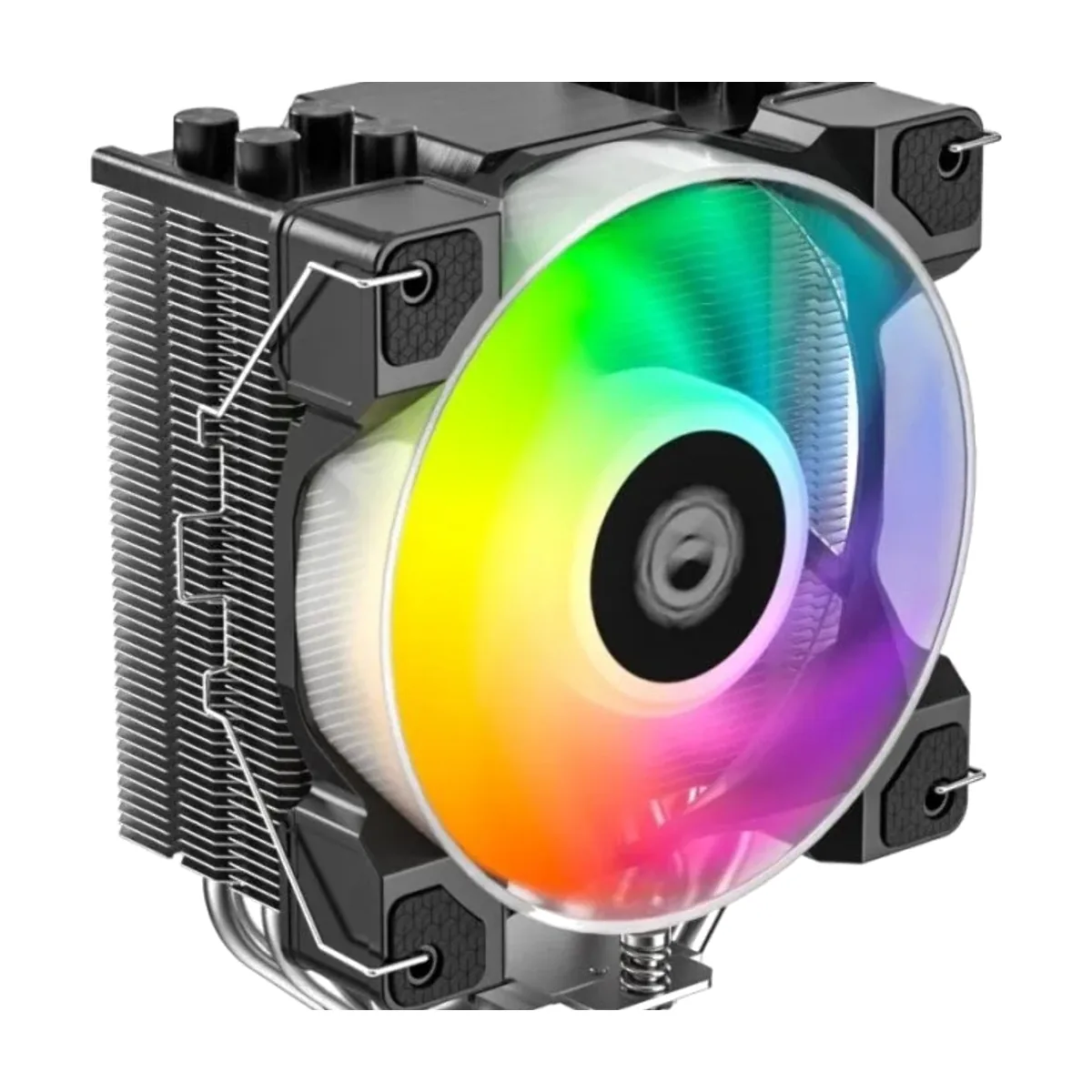 Кулер ID-Cooling SE-214-XT DF ARGB черный 120мм алюминий/медь 1500rpm 27db 4-pin 180W 150мм