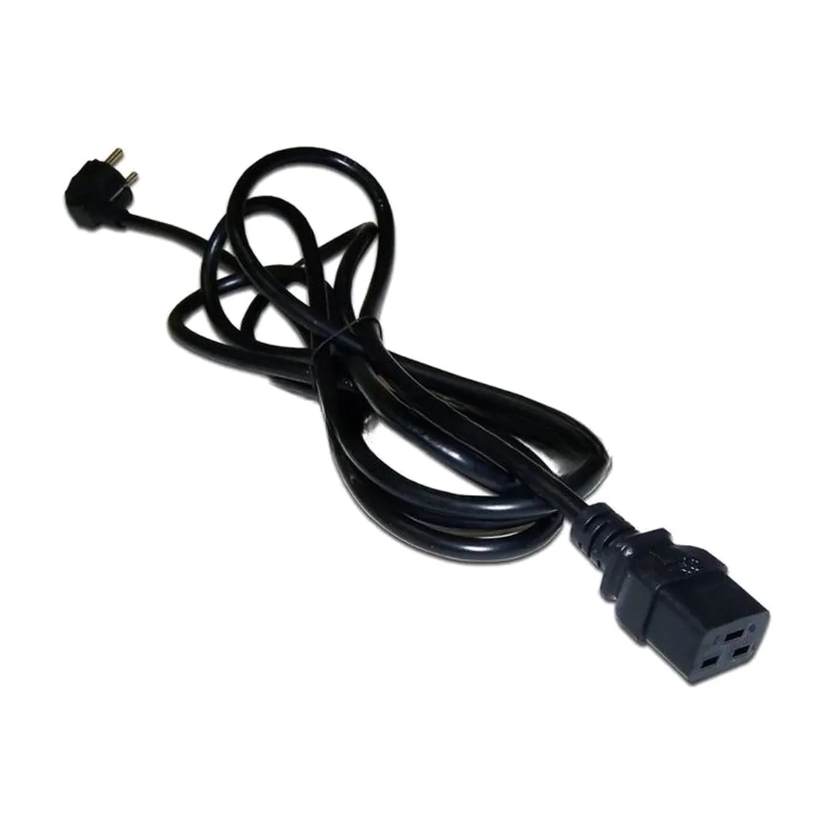 Шнур питания Lanmaster LAN-PP19/SHA-5.0-BK C19-Schuko проводник.:3x1.5мм2 5м 220В 16А черный