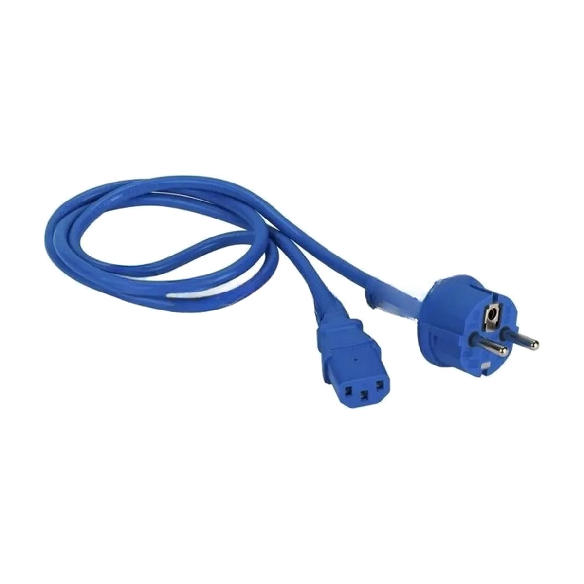 Шнур питания Lanmaster LAN-PP13/SH-10-BL C13-Schuko проводник.:3x0.75мм2 10м 220В 10А синий