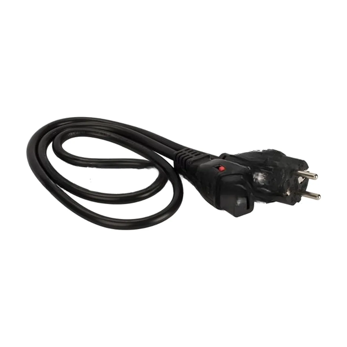 Шнур питания Lanmaster LAN-PP19L/SH-5.0-BK C19-Schuko проводник.:3x1.5мм2 5м 220В 16А черный