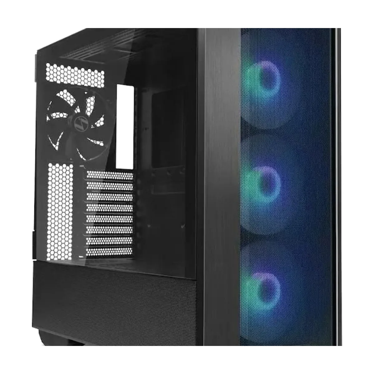 Компьютерный корпус Lian-Li Lancool III RGB черный без БП ATX 10x120мм 3x140мм 2xUSB 3.0 audio bott PSU