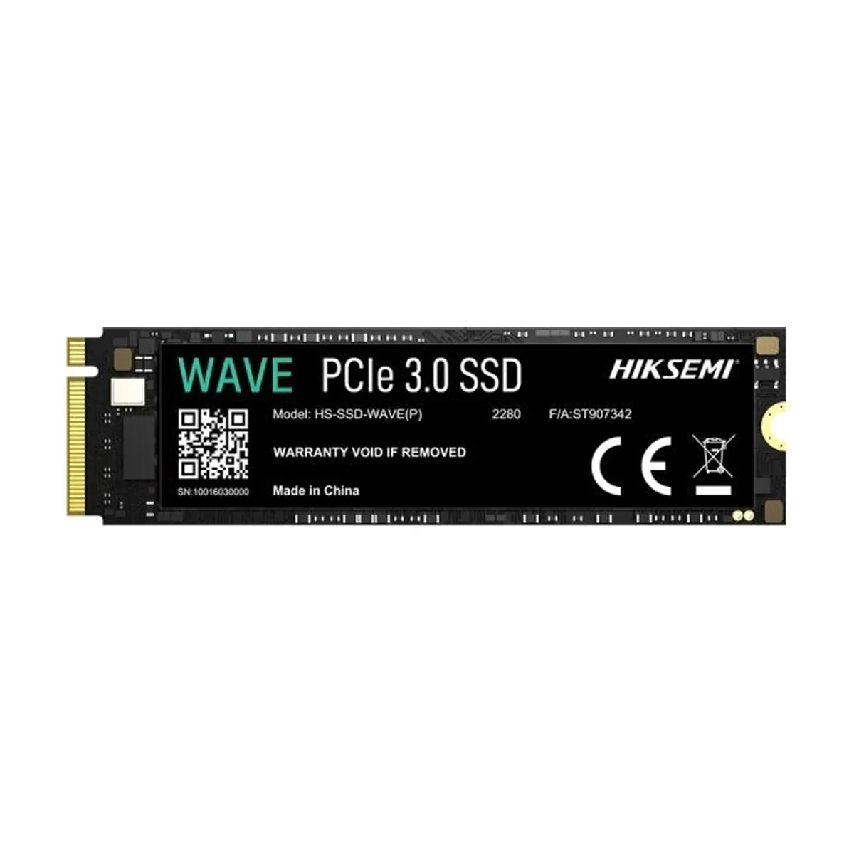 Накопитель SSD HIKSEMI WAVE(P), 256 Gb, PCIe 3.0 x4, M.2 2280, NVMe, R/W 2280/1800