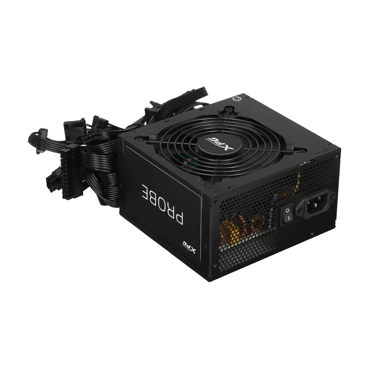 Блок питания ADATA XPG PROBE 700W, 700Вт, 80+ Bronze, 120мм, немодульный, черный