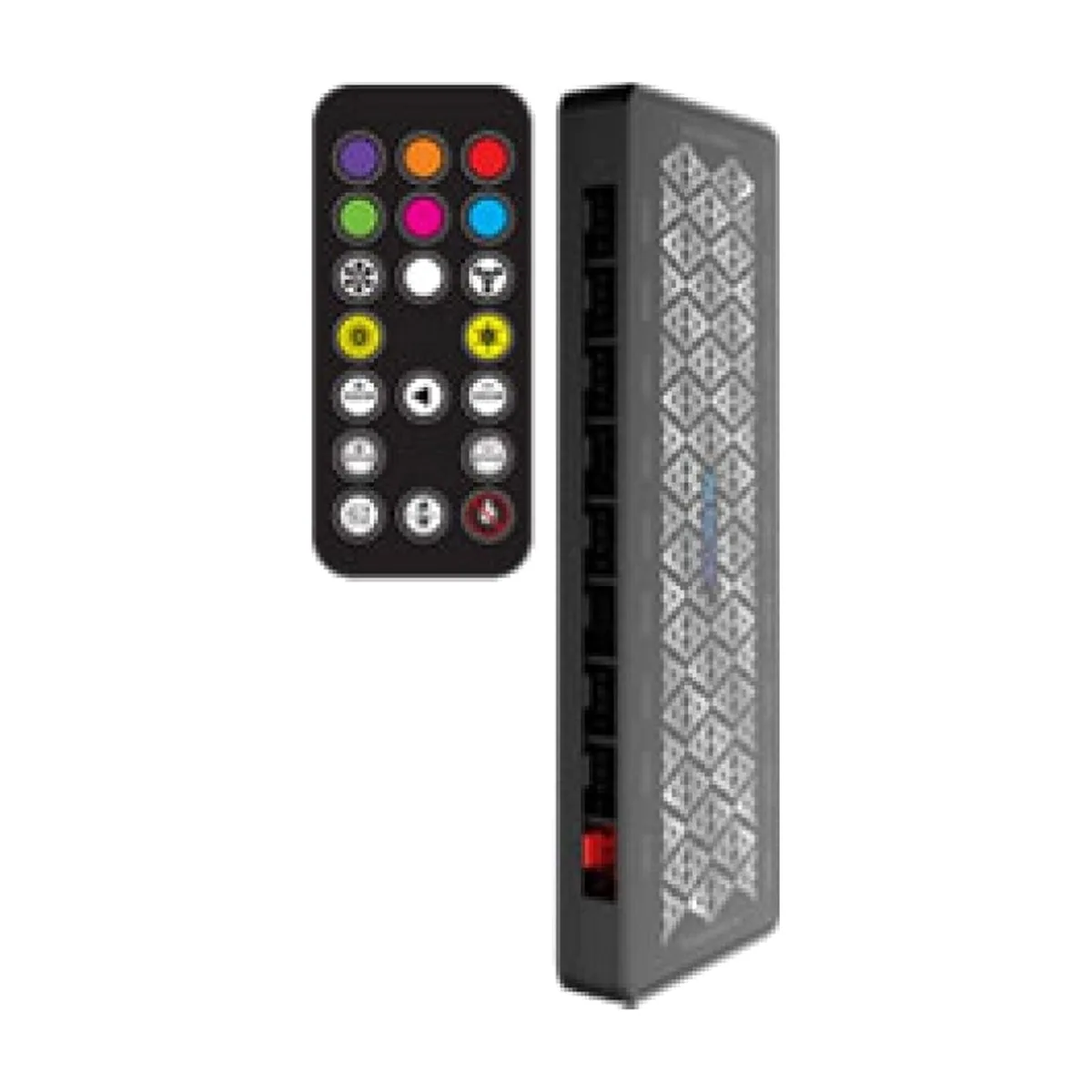 Контроллер вентиляторов ALSEYE A-Hub Pro-B (ARGb+PWM) PVC surface 145x50x16мм