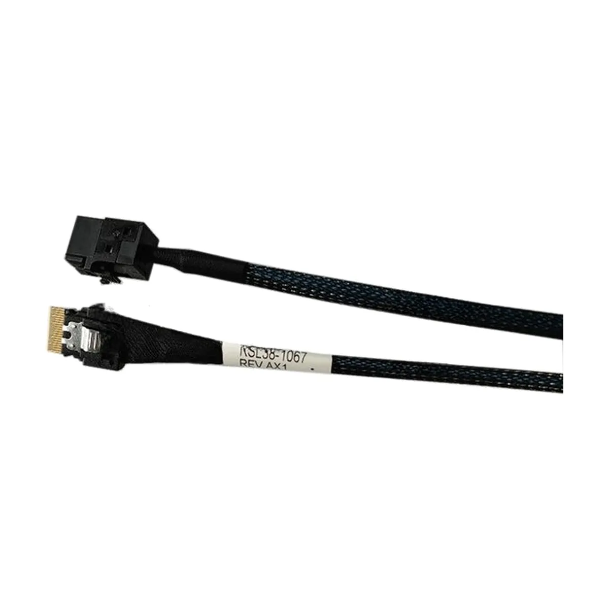 Кабель Amphenol RSL38-1067 Slimline SASx4 (SFF8654) -to- HD MiniSAS x4 (SFF8643) 100 см
