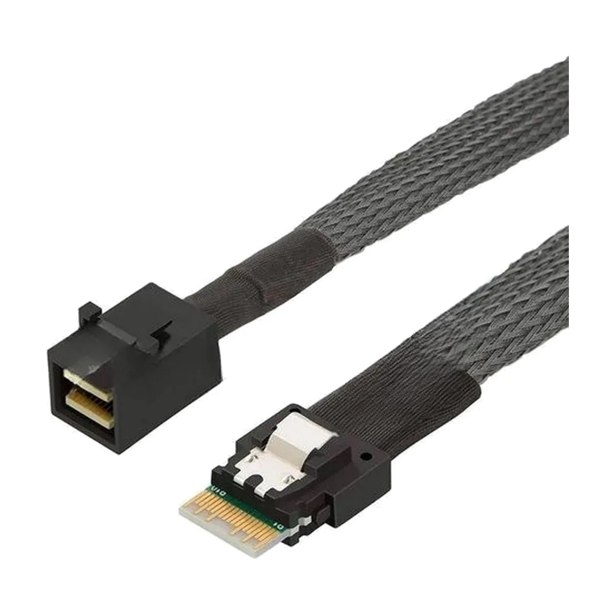 Кабель Amphenol RSL38-2006 Cable, U.2 Enabler, HD (SFF8643) -to- Slimline (SFF8654), 1m, Used with systems that use the Slimline connector on the NVMe-backplane (аналог 05-50063-00) OEM