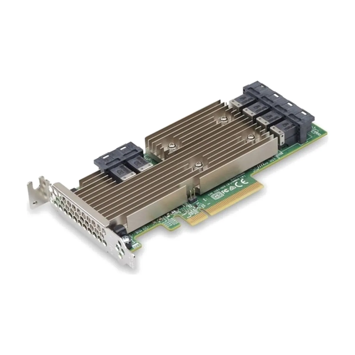 HBA-адаптер Broadcom 9305-24i SGL (05-25699-00/03-25699-02007) PCIe 3.0 x8 LP, SAS/SATA 12G HBA, 24port(6*int SFF8643), 3224 IOC