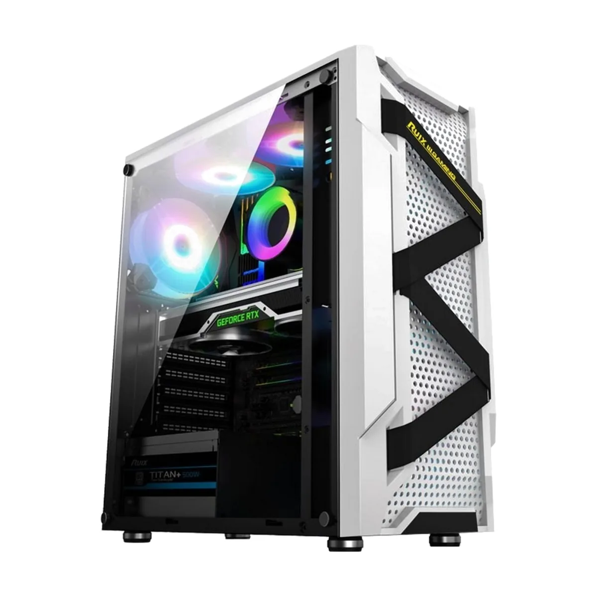 Компьютерный корпус ALSEYE Warrior-W Mini-ITX/Micro ATX/ATX, USB 2.0*2+HD Audio+USB 3.0*1, "H.D.D.(3.5")*2pcs+S.S.D(2.5")*2pcs, 354*185*413мм"