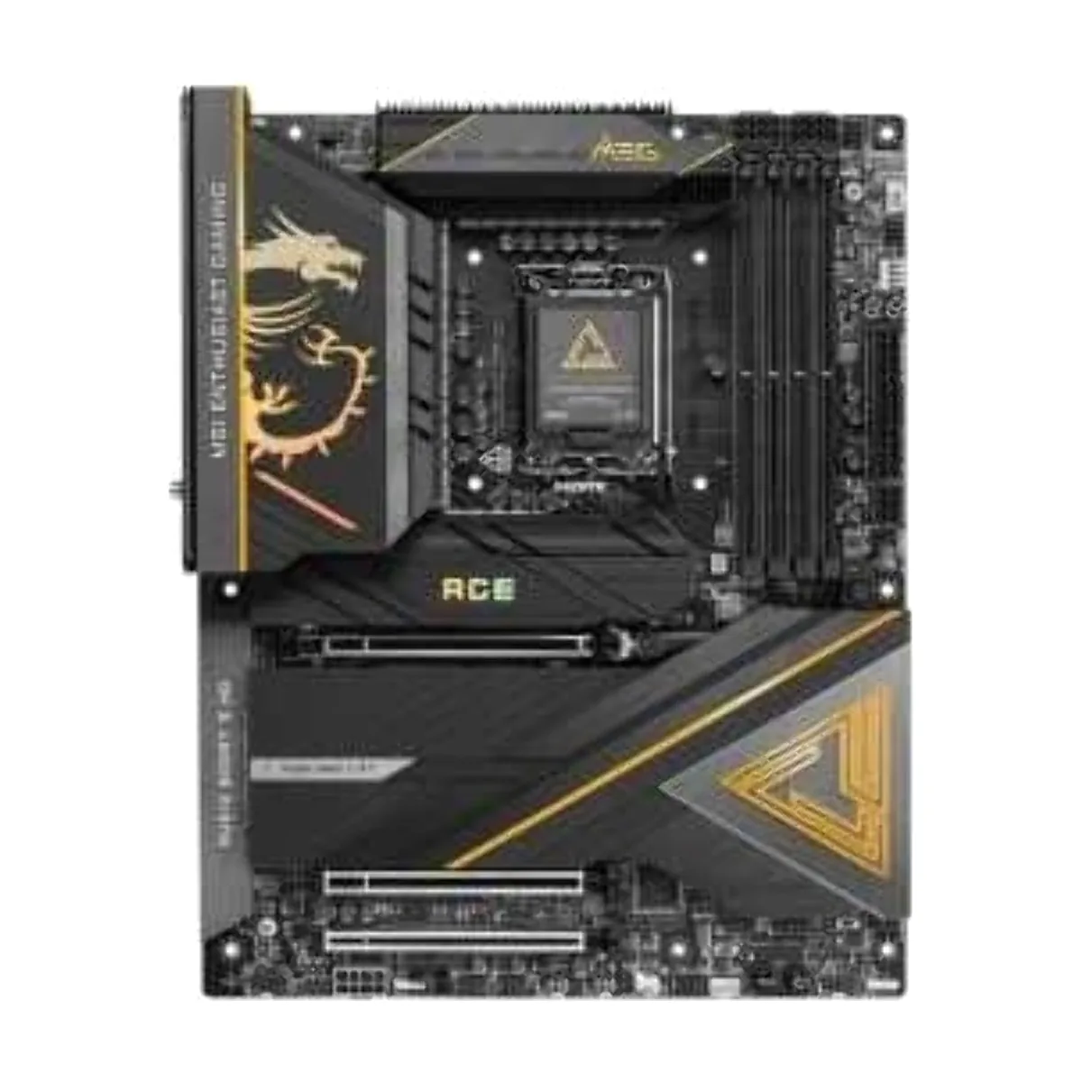 Материнская плата MSI MEG Z890 ACE, LGA1851, Intel Z890, 4xDDR5, 4xSATA, 5xM.2, 1xPCIe 5.0 x16, HDMI, USB Type-C, 1x10Gb LAN, Thunderbolt, 2x3.5 мм, 7.1, ATX