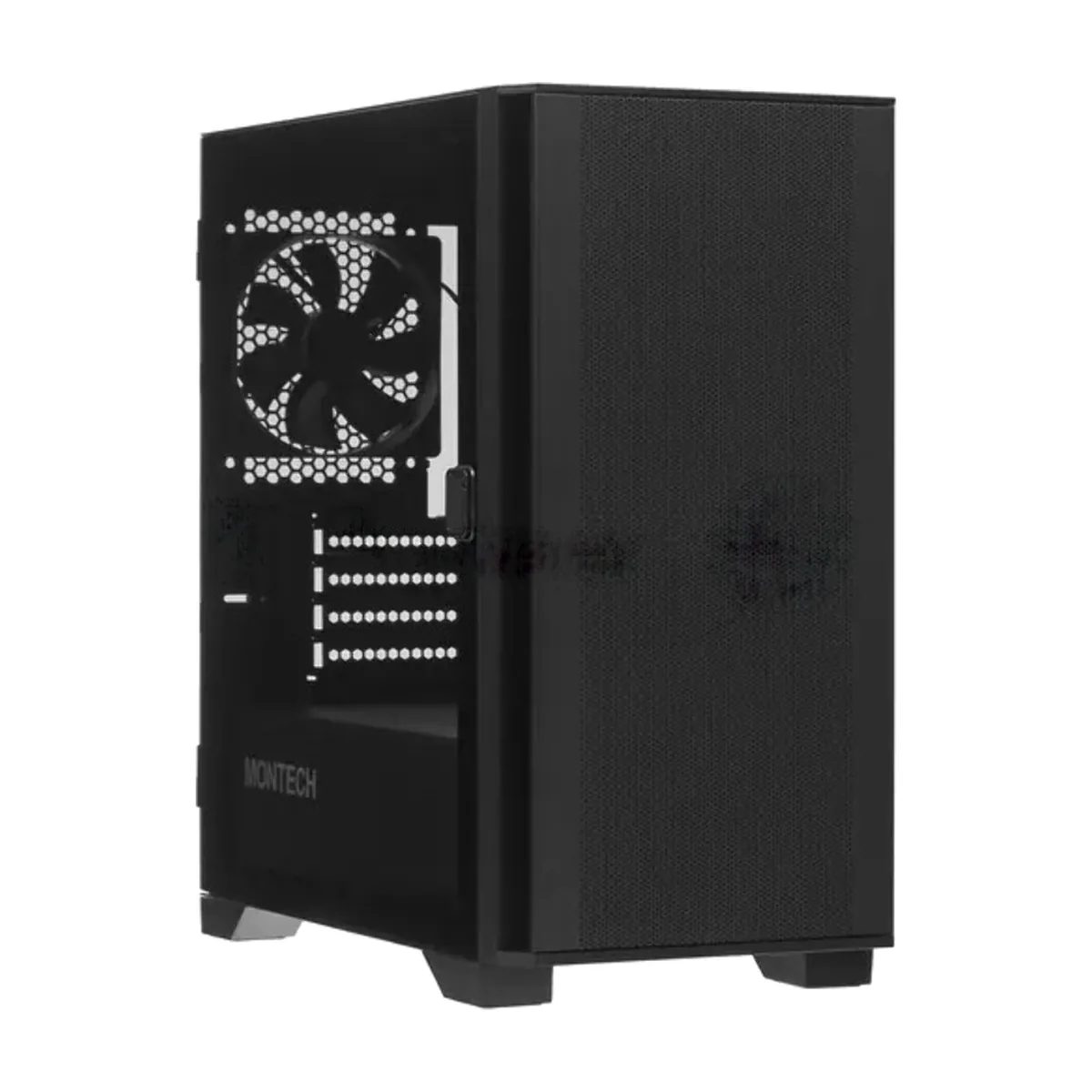 Компьютерный корпус Montech AIR 100 LITE черный без БП mATX 2x120мм 1xUSB2.0 2xUSB3.0 audio bott PSU