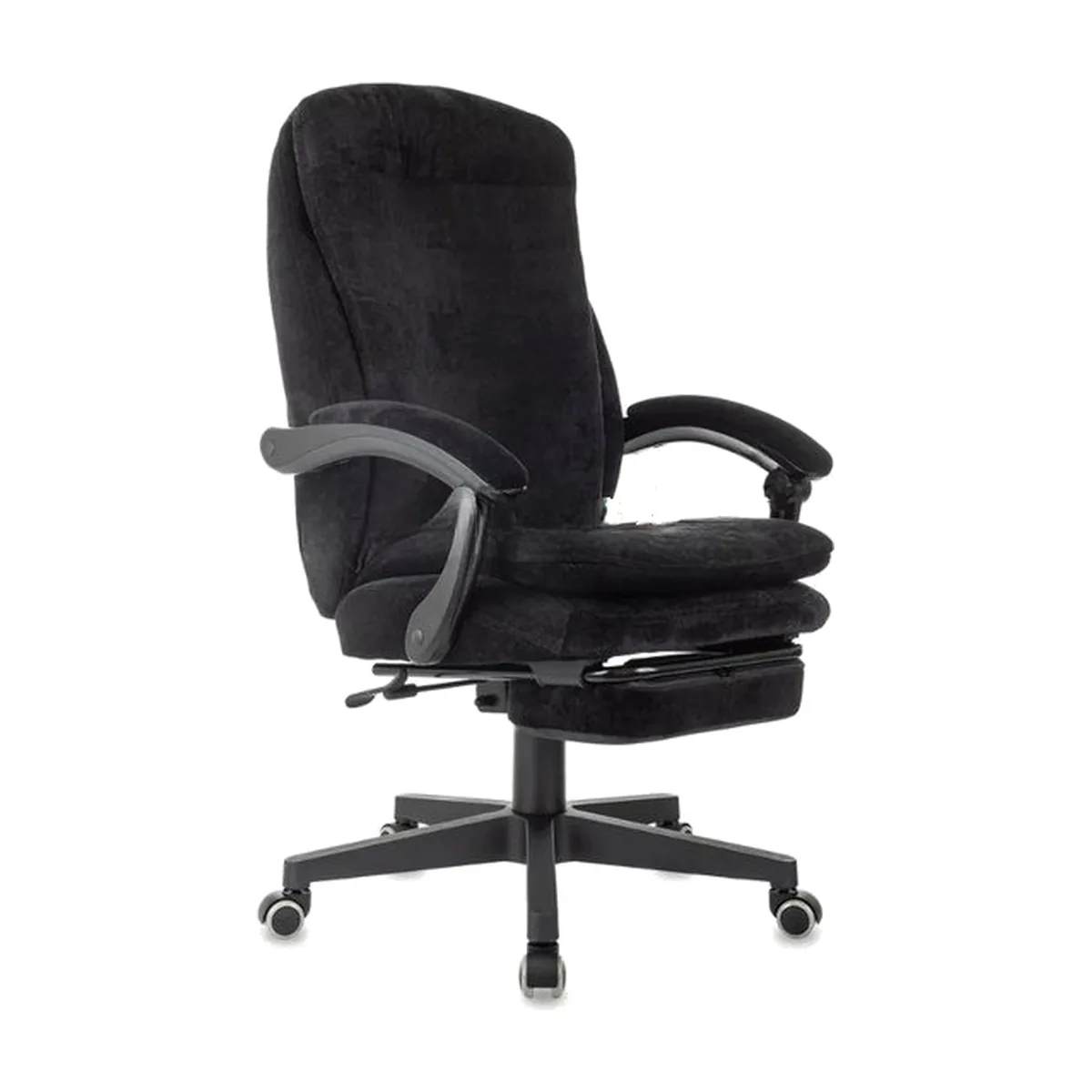 Кресло Бюрократ T-9950MSG-F/BLACK-PU черный, экокожа