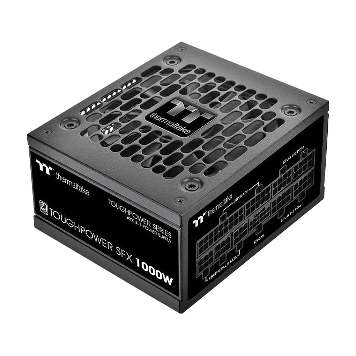 Блок питания Thermaltake Toughpower SFX 1000W Platinum, 1000Вт, 80+ Platinum, 90мм, модульный, черный