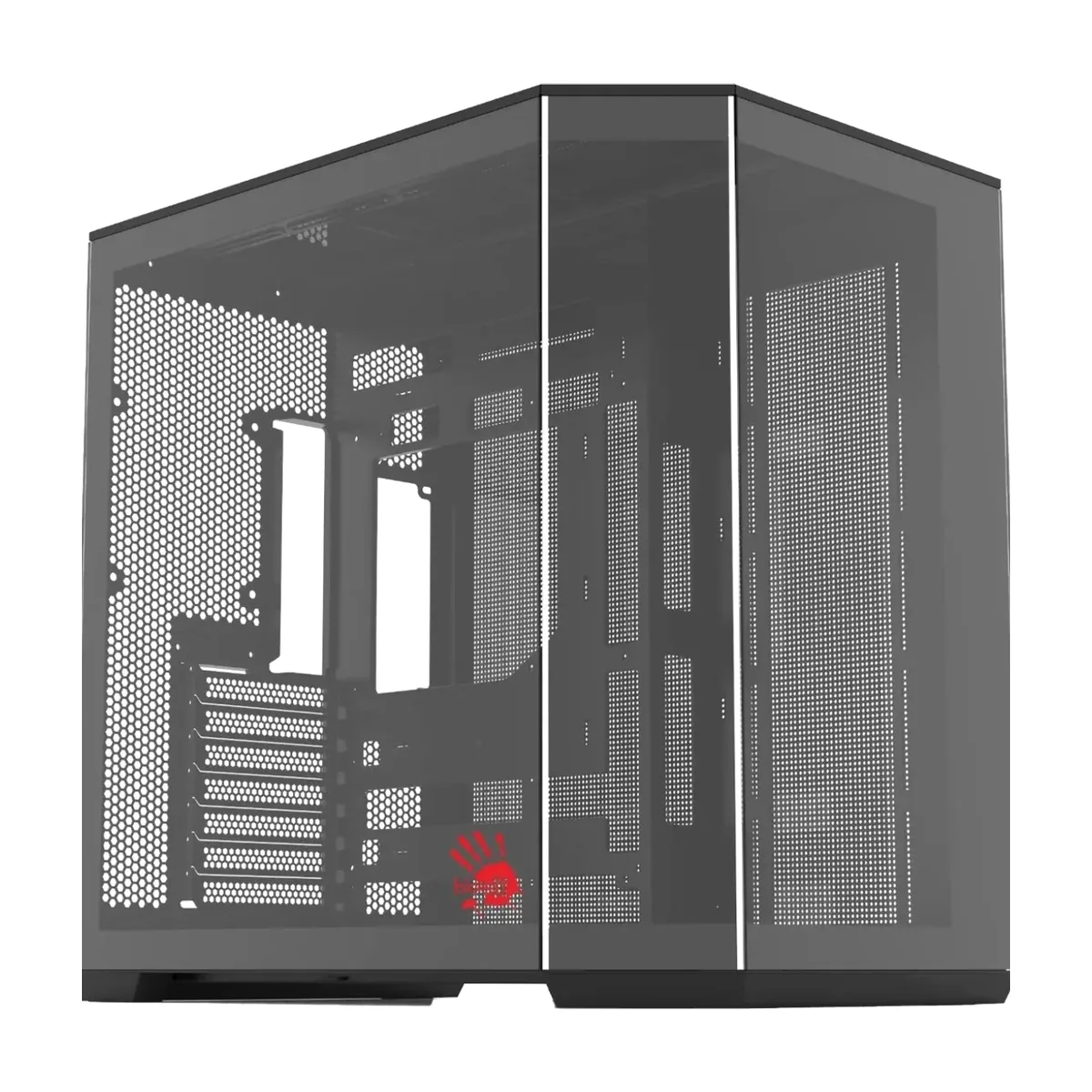 Компьютерный корпус Bloody BD-CC109 черный без БП ATX 10x120мм 2xUSB3.0 audio