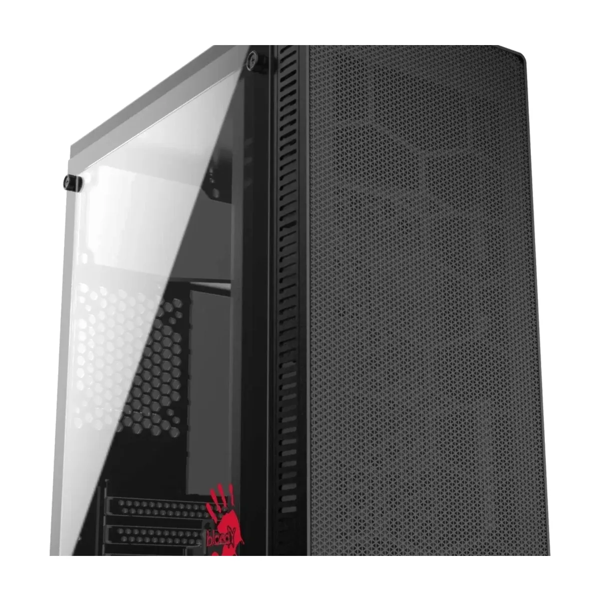 Компьютерный корпус Bloody BD-CC101 черный без БП mATX 1x80мм 1x92мм 2x120мм 2xUSB 2.0 1xUSB 3.0 audio