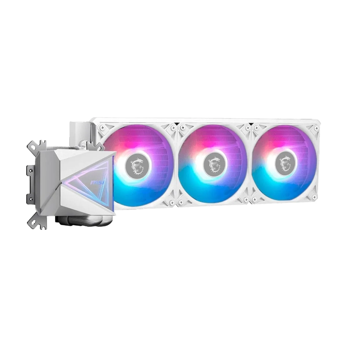 Жидкостная система охлаждения MSI MAG CORELIQUID I360 белый 3x ARGb Gen2 Fan, ARGb Gen2 Block, Color Box