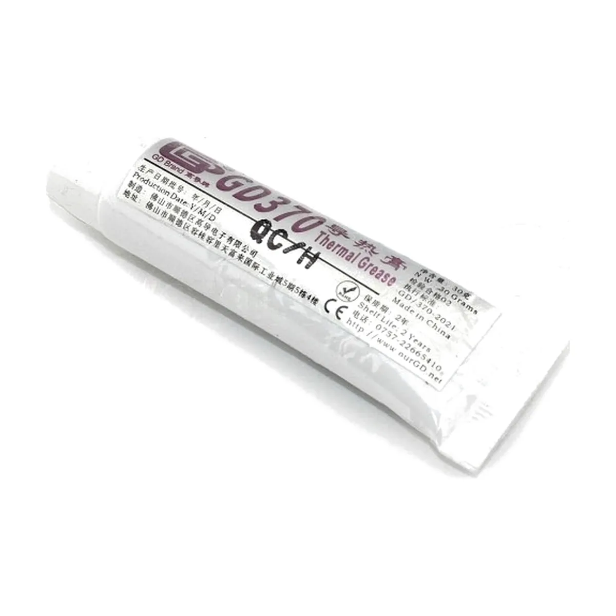 Термопаста GD GD370, 30 г, 2.0 Вт/(м⋅К), тюбик