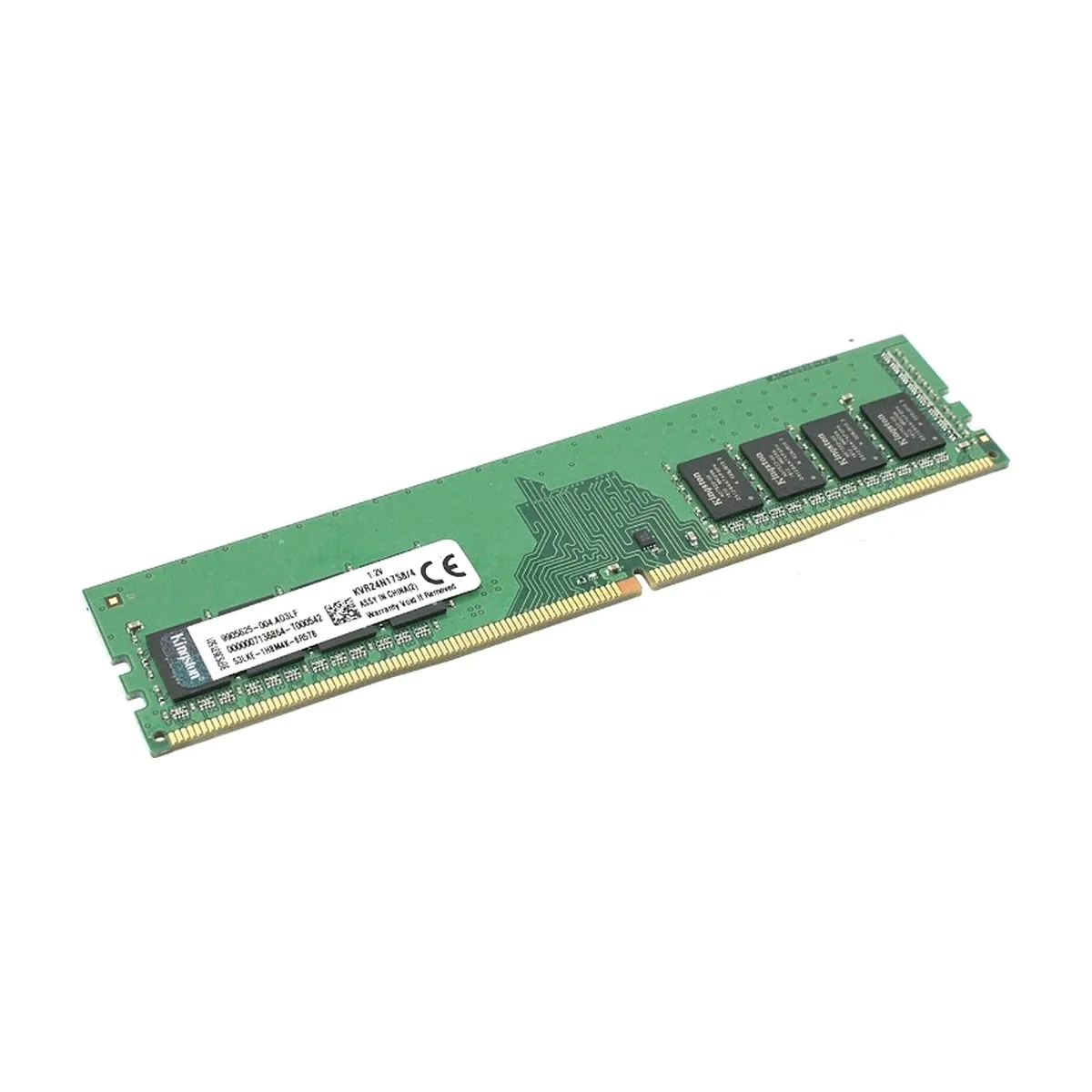 Оперативная память Kingston ValueRAM, DDR4, 4Gb (1x4 Gb), 2400 MHz, CL17, DIMM