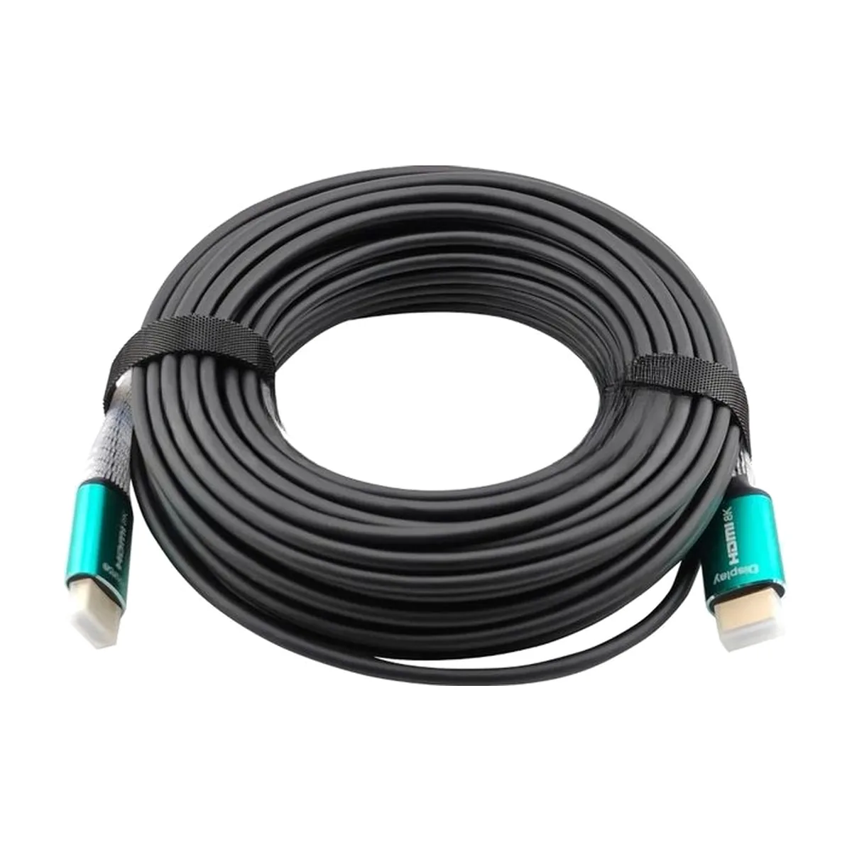 Кабель аудио-видео Cactus CS-HDMI-AOC-2.1-20 HDMI (m)/HDMI (m) 20м. позолоч.конт. черный