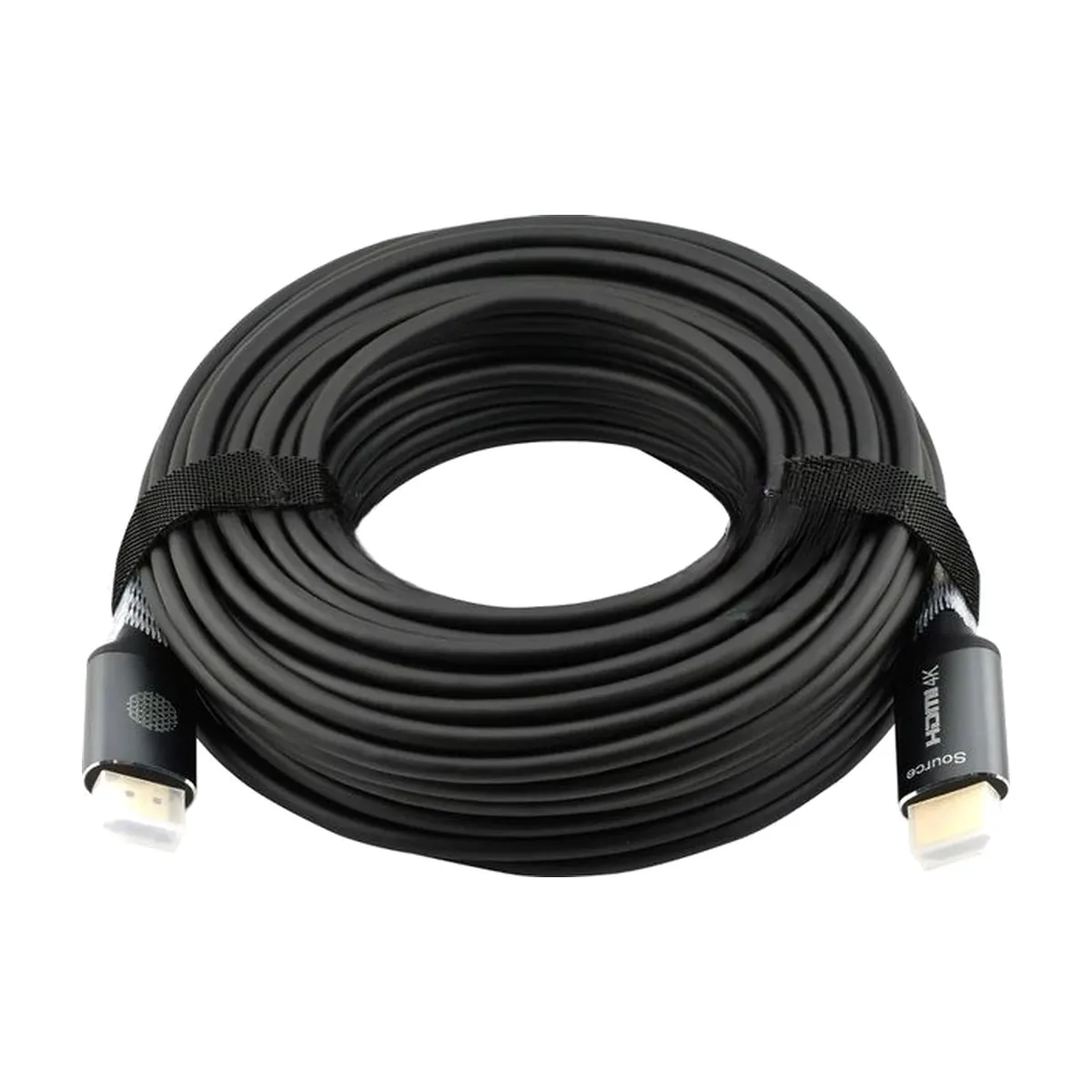 Кабель аудио-видео Cactus CS-HDMI-AOC-2-20 HDMI (m)/HDMI (m) 20м. позолоч.конт. черный