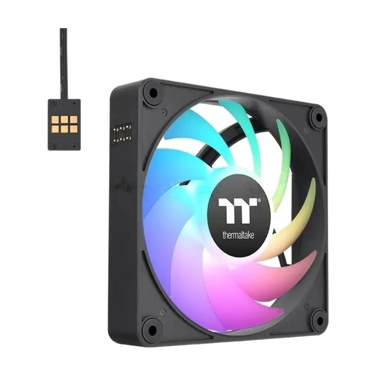 Вентилятор для корпуса Thermaltake CT140 EX Sync ARGB 140х140x25 черный 4-pin 30.7дБ (упак.:3шт) (CL-F182-PL14SW-A) Ret