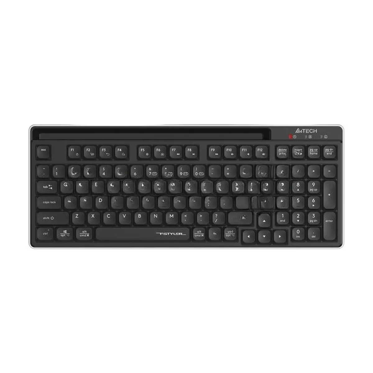 Клавиатура беспроводная A4Tech Fstyler FBX70C, USB, Bluetooth/Радиоканал, черный
